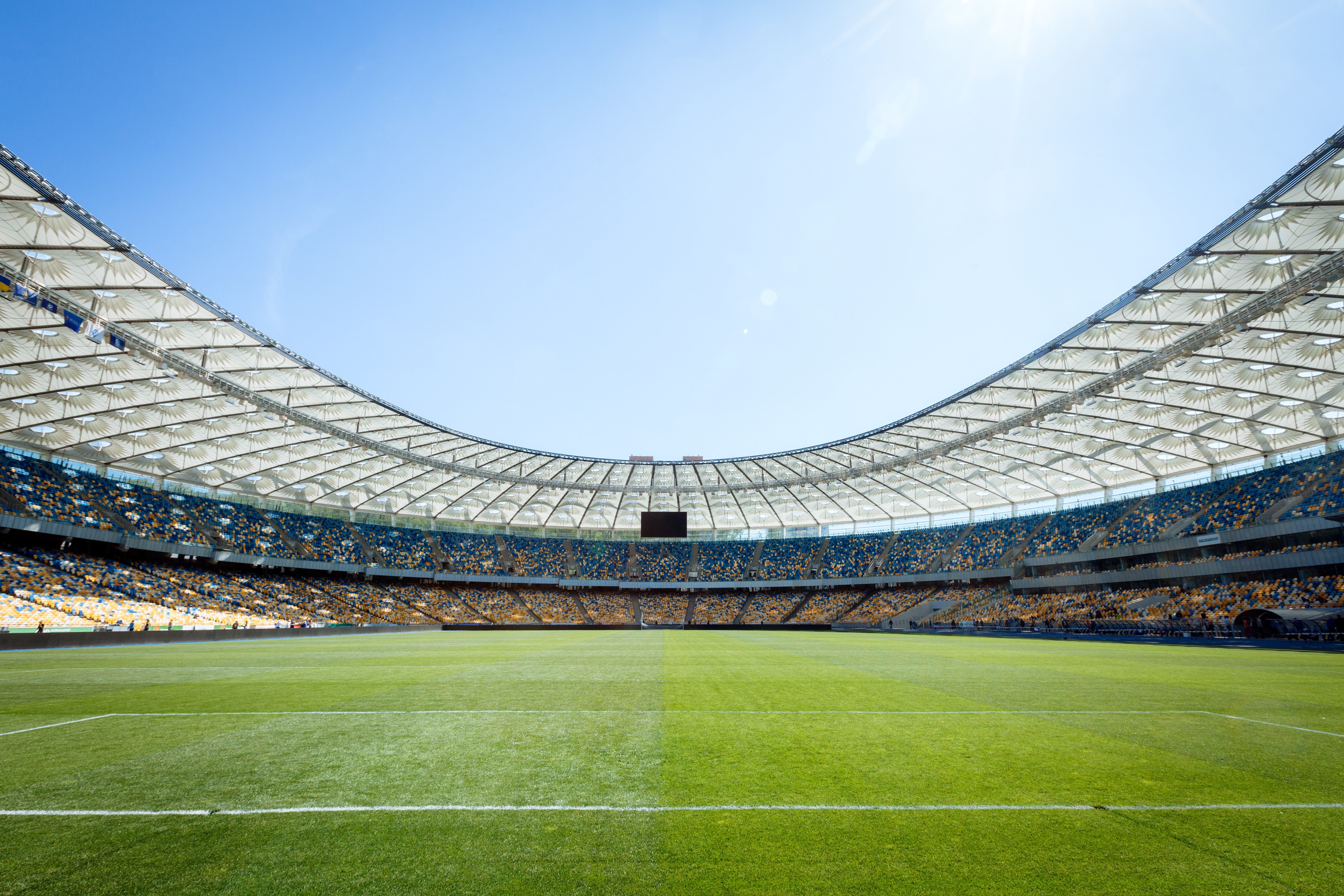 Empty Football Stadium